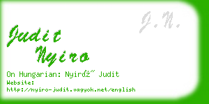 judit nyiro business card